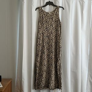 90s Vintage Floral Maxi Dress